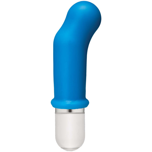 American Pop! - Pow! 10 Function Silicone Vibrator -  Blue DJ0500-24-BX