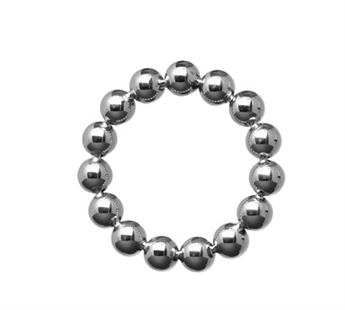 Meridian 2-Inch Stainless Steel Beaded Cockring MS-AD128ML