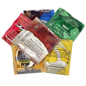 Trustex Flavored Lubricated Condoms - 12 Pack Assorted AL-4040