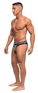 Reversible - Bikini - X-Large - Gray/ Black MP-484237GBXL