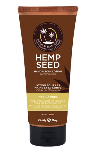 Hemp Seed Hand & Body Lotion - 7 Fl. Oz. - Nag Champa EB-HSV020T