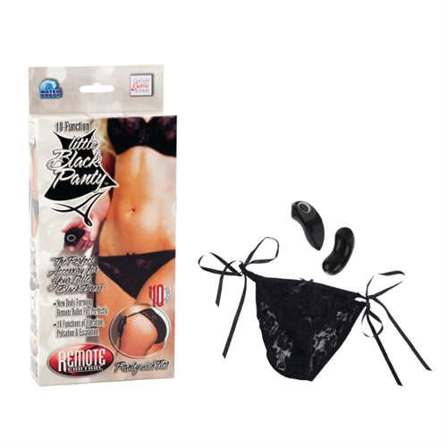 Remote Control 10-Function Little Black Panty - Panty SE0088203