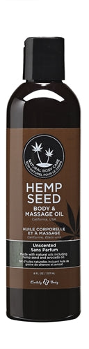 Hemp Seed Massage Oil - 8 Fl. Oz. - Unscented EB-MAS007