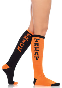 Trick or Treat Acrylic Knee Socks - One Size LA-5607