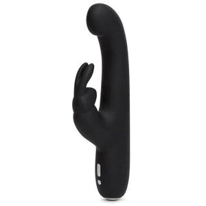 Happy Rabbit Slimline G-Spot Rechargeable  Rabbit Vibrator - Black LHR-73132