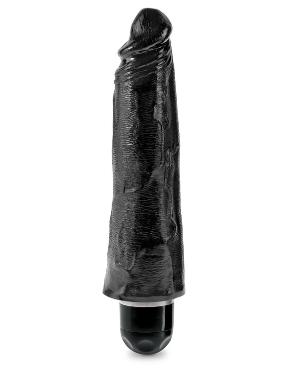 King Cock 8 Vibrating Stiffy Black PD5523-23