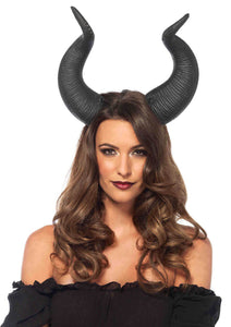 Latex Animal Horn Head Piece Black LA-2155