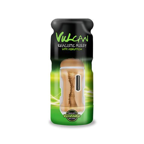 Cyberskin Vulcan Realistic Pussy With Vibration - Mocha TS1600394