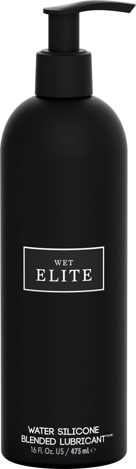 Wet Elite Black - 16 Fl. Oz. - Pump Bottle WT20766