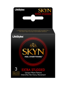 Lifestyles Skyn Extra Studded 3 Pk LS1101