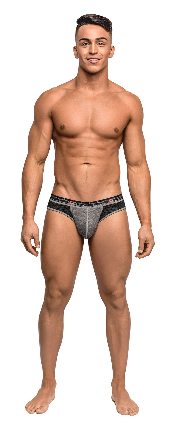 Reversible - Thong - Large/ X-Large - Gray/ Black MP-466237GBLXL