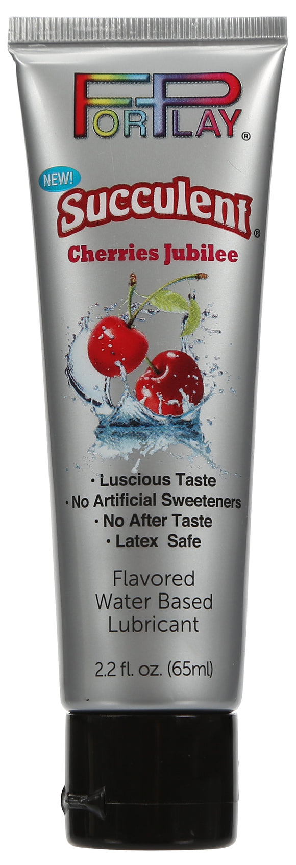 For Play Succulent Cherries Jubilee Flavored Water Based Lubricant - 2.2 Fl. Oz. / 65 ml FP-3320N