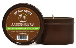 Naked in the Woods Suntouched Candle With  Hemp 6 Oz EB-HSC022