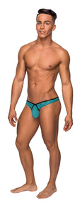 Tranquil Abyss - Mini Thong - Large/ X-Large -  Seafoam/ Black MP-461234SBLXL