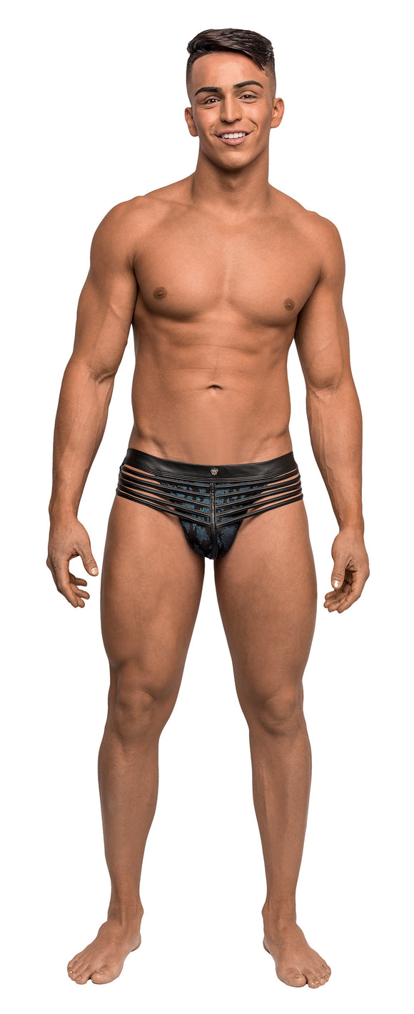 Strapped & Bound - Jock - Large/ X-Large - Blue/  Black MP-347238BBLXL